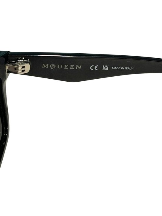 Alexander Mcqueen Black Unisex Designer Sunglasses Made In Italy NEW main image 7